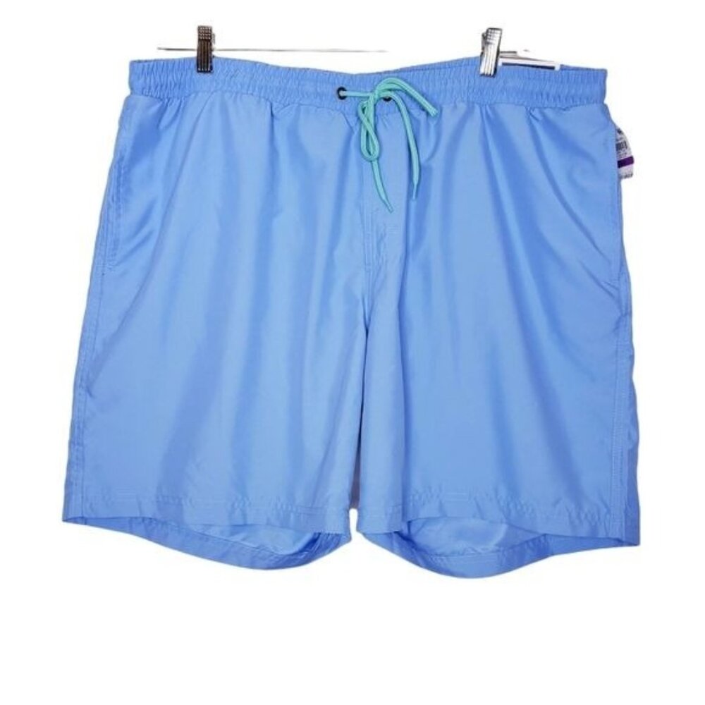 Club Room Light Blue Quick Dry Swim Trunks Men's Size XXL New With Tags
